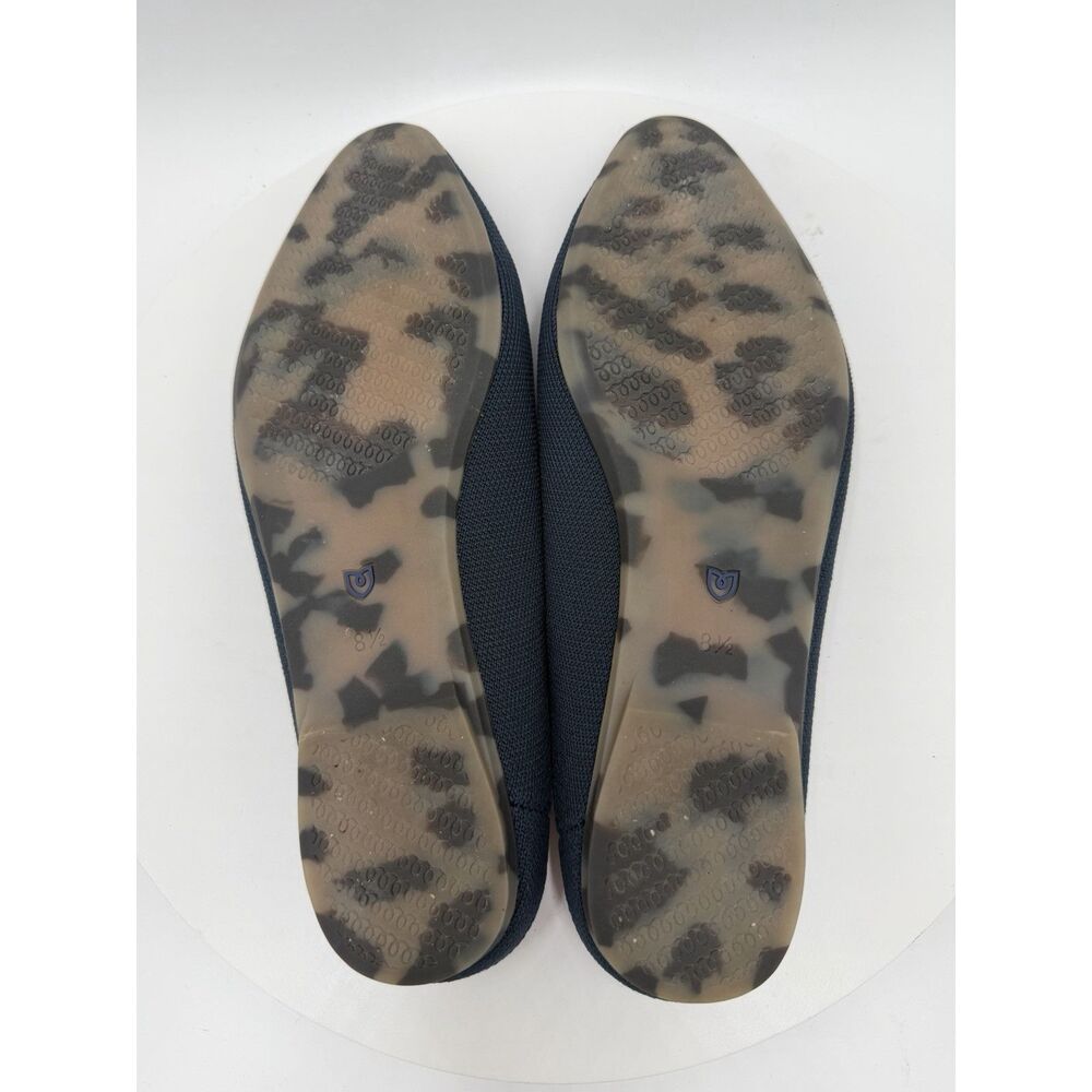 Rothy's The Almond Demi Mule Flats Womens Size 8.5 Navy Washable Knit - Picture 6 of 9